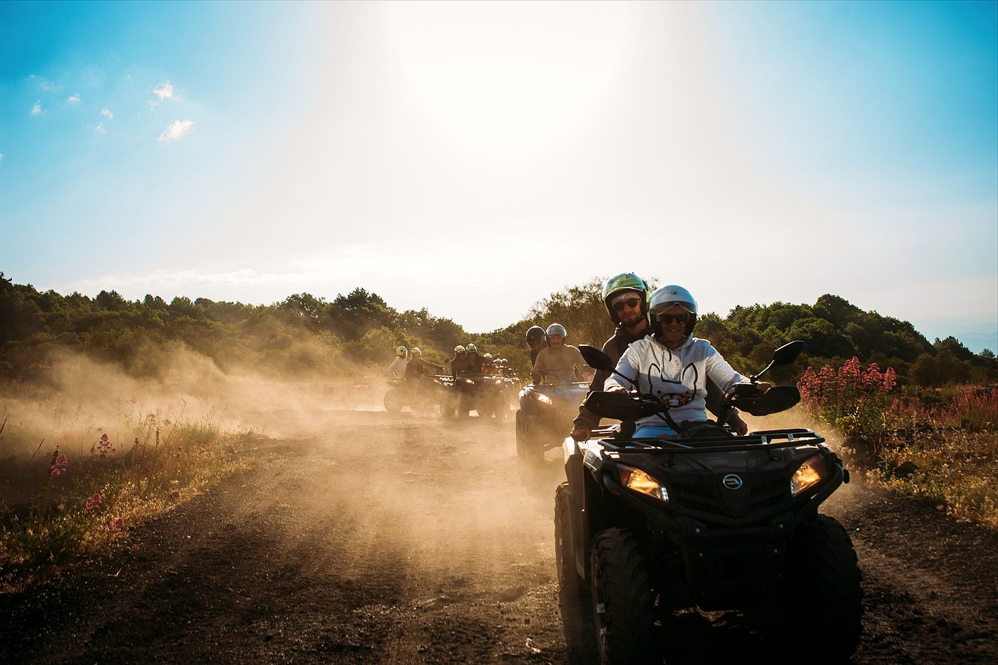 Etna quad bike tour over lava fields